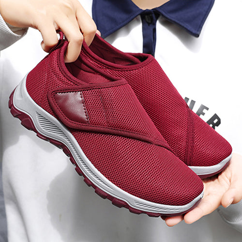 Herren nan atmungsaktiver Slip-On Mesh-Sneaker mit Klettverschluss, gepolsterter Komfortsohle und rutschfester Profilsohle Echo Archiv