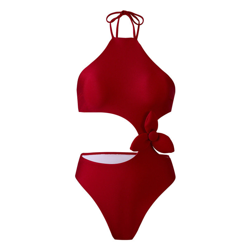Damen Bikini-Set mit modischem Cut-Out-Design und eleganter Blumenstraße Echo Archiv