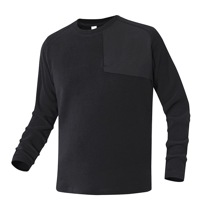 Herren Langärmliges Funktionsshirt mit praktischem Brusttaschen Echoarchiv