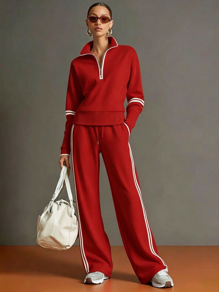 Damen Sportliches Oberteil und Hose Set Echo Archiv