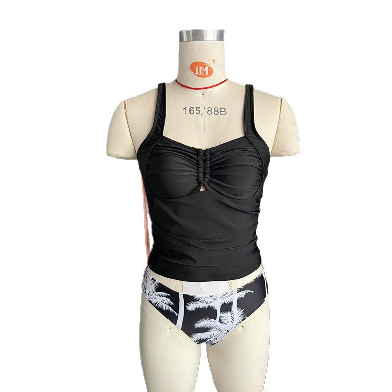 Damen Tankini mit elastischer Passform und floralem Design Echo Archiv