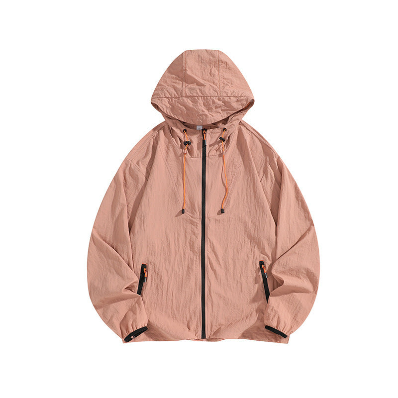Herren Leichte Outdoorjacke mit Kapuze und praktischen Reißverschlusstaschen Echo Archiv