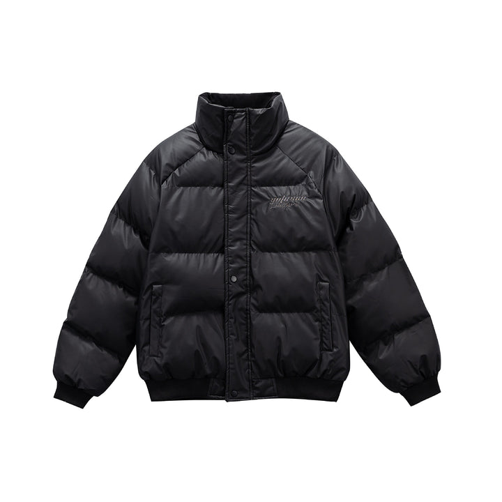 Damen Oversize gesteppte Steppjacke mit hohem Stehkragen und Rippbündchen Echoarchiv