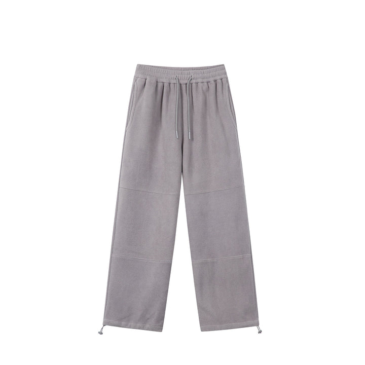 Damen Weite Fleece-Jogginghose mit Tunnelzugbund, Eingrifftaschen und verstellbarem Saum Echoarchiv