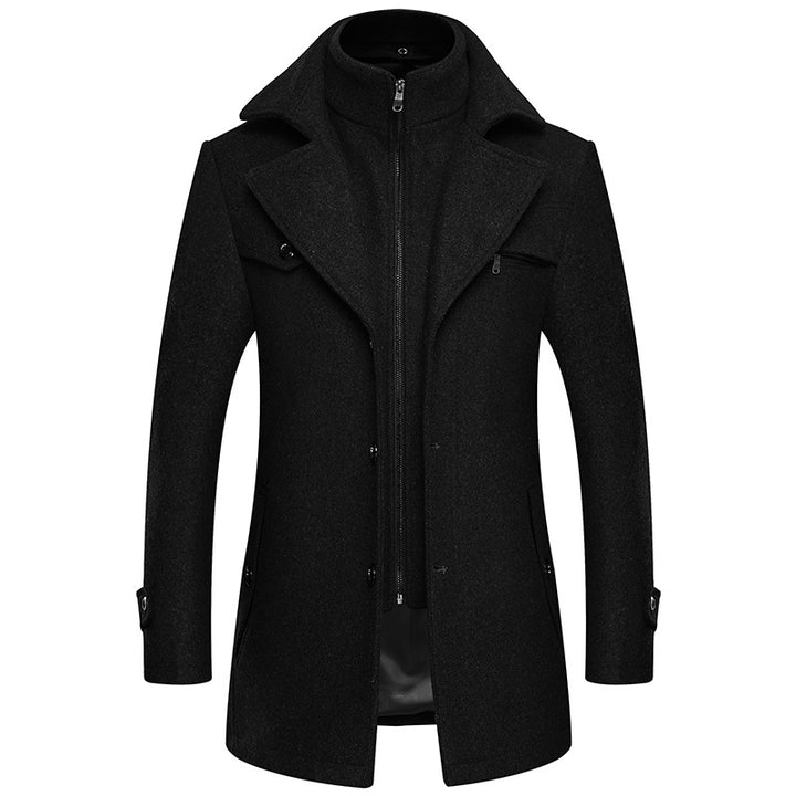 Herren Elegante und stilvolle Wolljacke Echo Archiv
