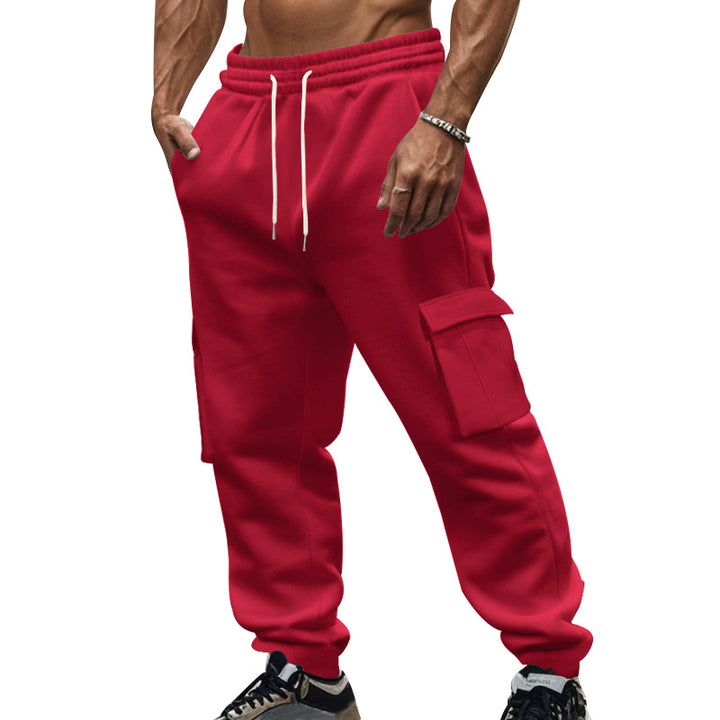 Herren Cargo-Jogginghose mit seitlichen Taschen und elastischem Bund Echoarchiv