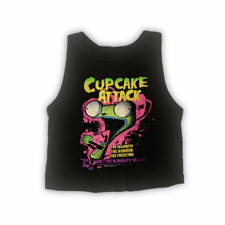 Damen T-Shirt mit kreativem Cupcake-Motiv und modernem Druck Echo Archiv