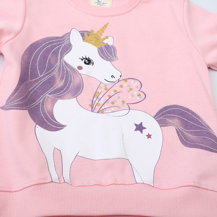 Mädchen Sweatshirt mit Einhorn-Applikation Echo Archiv