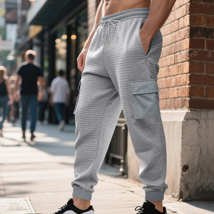Herren Cargo-Jogginghose mit modernen praktischen Taschen und elastischem Bund Echoarchiv