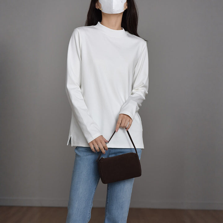 Damen Bequeme Langarm-Bluse Echoarchiv