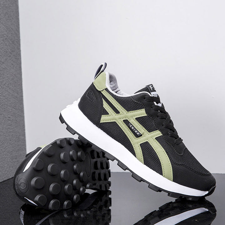 Unisex Retro-inspirierte leichte Laufschuhe mit atmungsaktivem Mesh und profilierter Laufsohle Echoarhiv