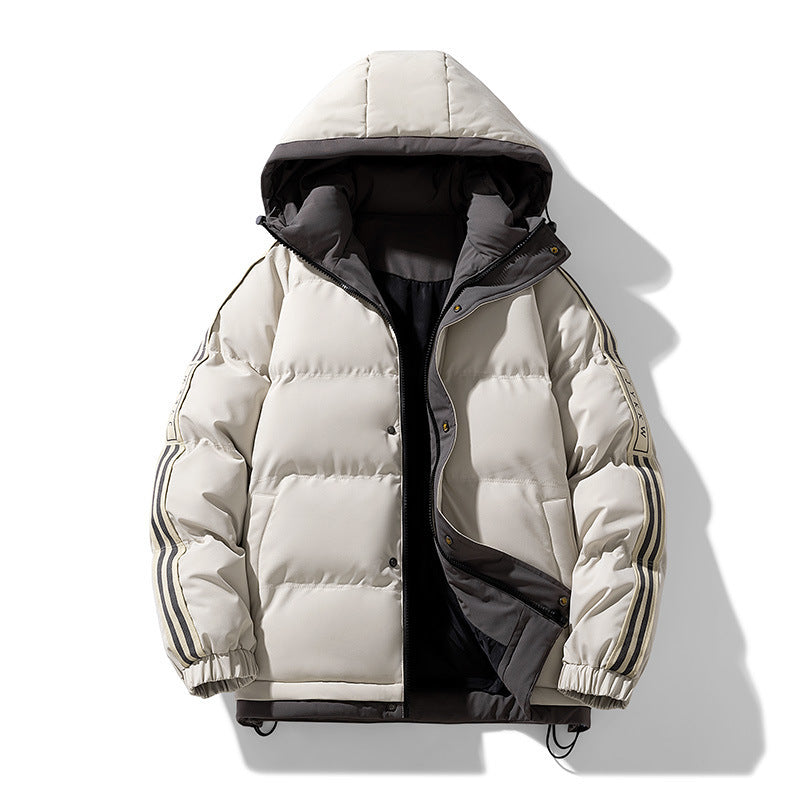 Herren Modische Wattierte Winterjacke Echo Archiv