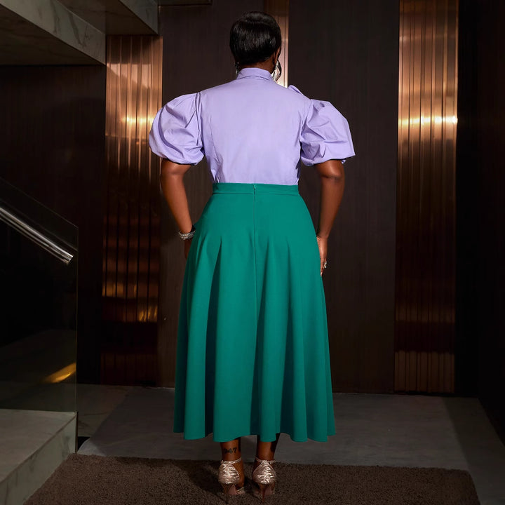 Damen Elegantes Kleid mit dekorativen Blumenapplikationen Echo Archiv