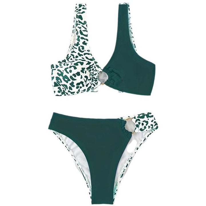 Damen Triangel-Bikini mit modischem Ringdetail und asymmetrischem Schnitt Echo Archiv