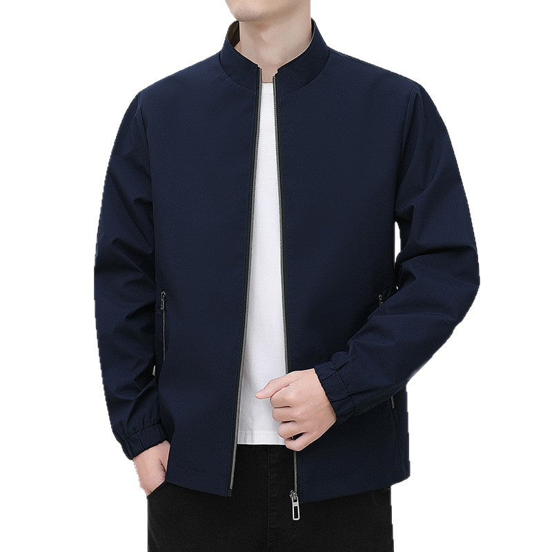 Herren Leichte Übergangsjacke mit hohem Kragen Echo Archiv
