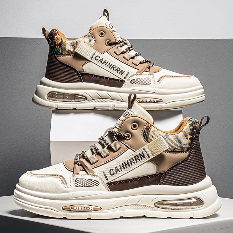 Herren hochgeschnittene Streetstyle-Sneaker mit Luftkapsel-Zwischensohle und tribal-gepolsterter Knöchelmanschette Echo Archiv