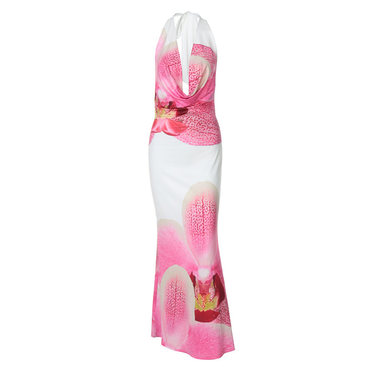Damen Elegantes Maxikleid mit floralem Design Echo Archiv
