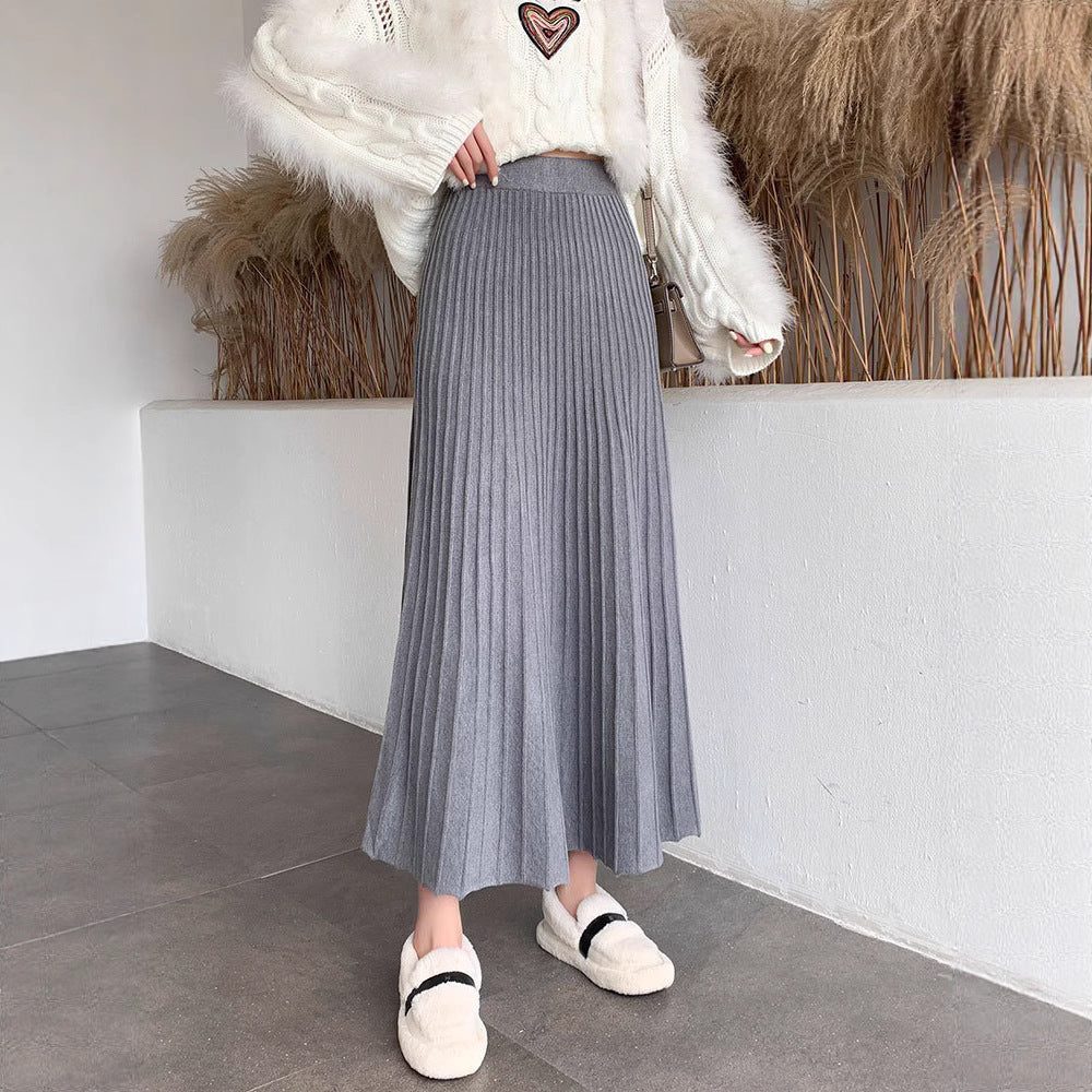 Damen Eleganter Plissee-Rock Echo Archiv