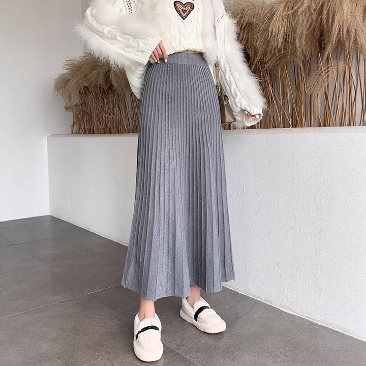 Damen Eleganter Plissee-Rock Echo Archiv
