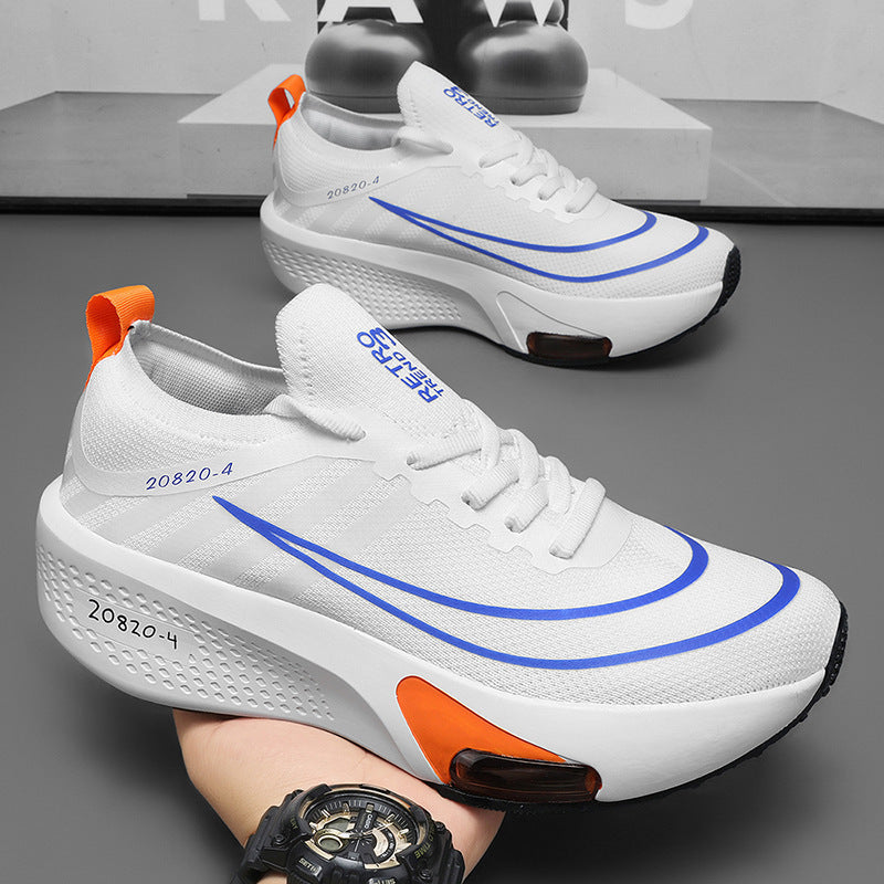 Unisex Profi-Tempo-Laufschuh mit sichtbarer Fersen-Airunit und atmungsaktivem Monofilament-Obermaterial – Tavélo
