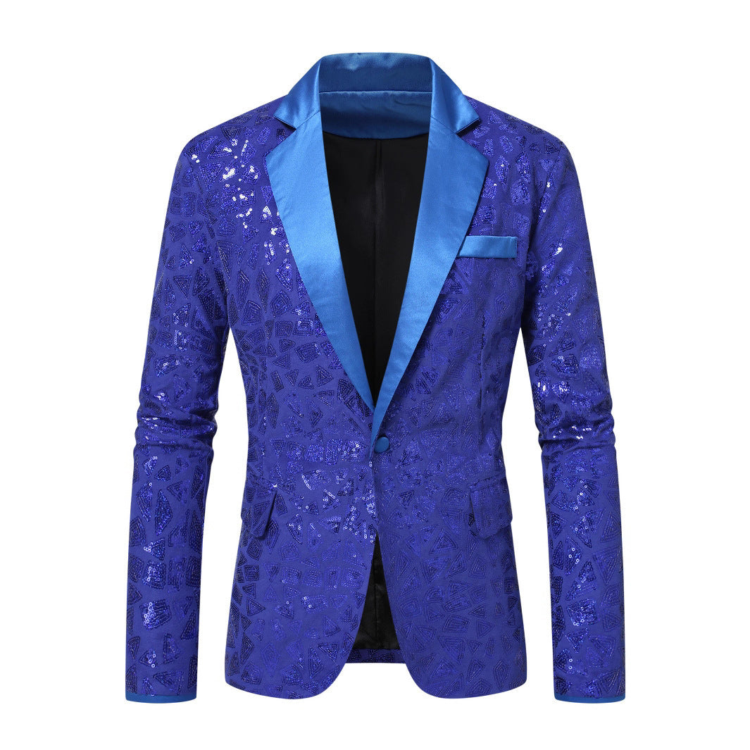 Herren glitzernder festlicher Blazer Echoarchiv