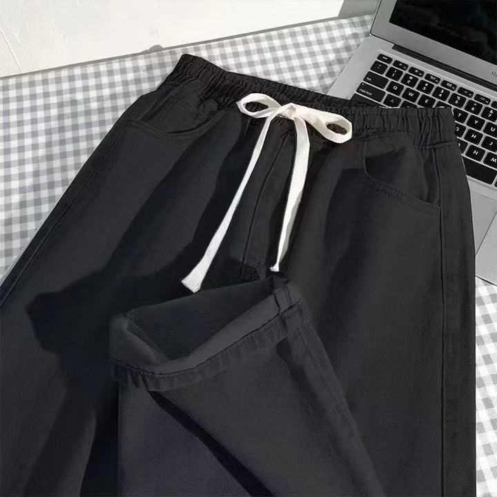 Herren Sportliche Freizeithose mit Kordelzug und tiefen Taschen Echoarchiv