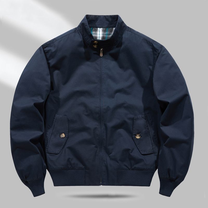 Herren Leichte Übergangsjacke mit Karo-Innenfutter Echo Archiv