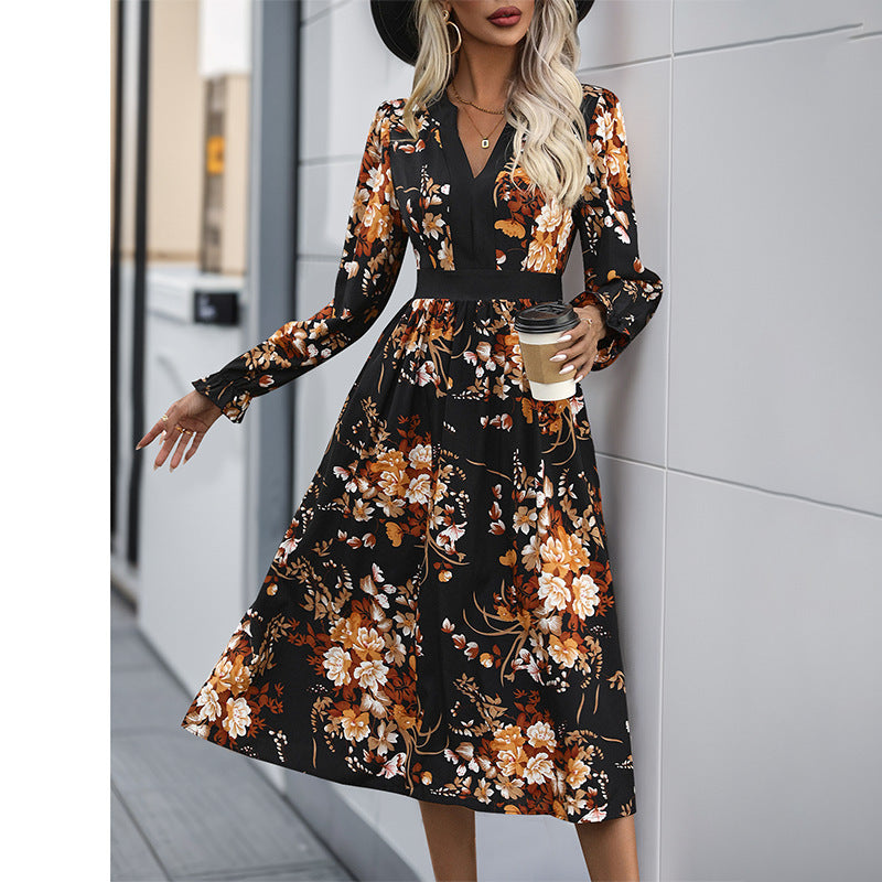 Damen Midi-Kleid im floralen Design Echo Archiv