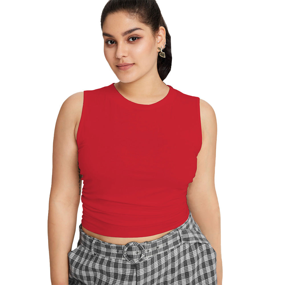 Damen weit geschnittene Karottenhose mit dekorativer Gürtel-Detail Echo Archiv