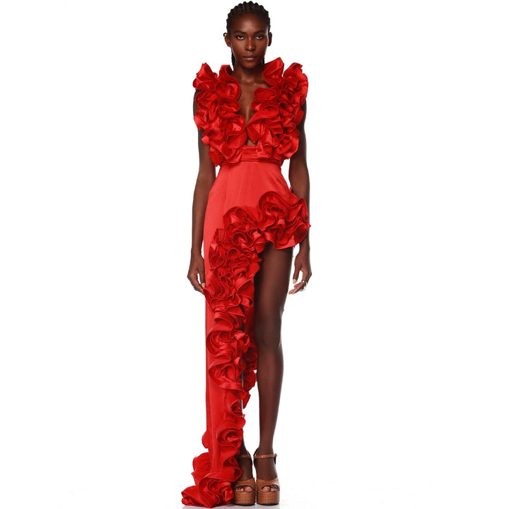 Damen auffälliges Badeanzug und Palazzo-Hose Set Echo Archiv