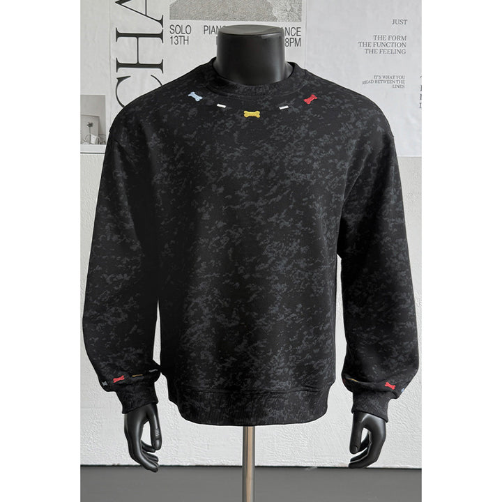 Herren Bequemer Sweatshirt mit Farbigen Akzenten Echo Archive