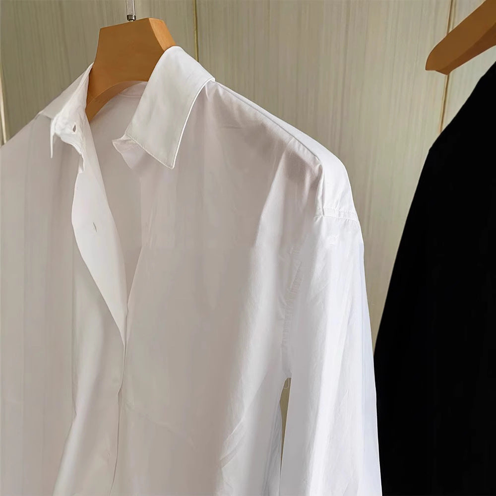 Damen Lässige Oversized-Bluse Echoarchiv