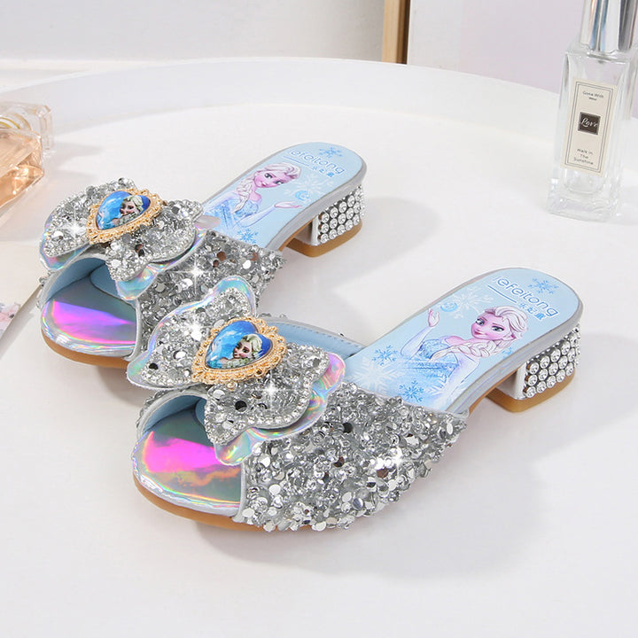 Damen Glitzernde Hausschuhe Echo Archiv
