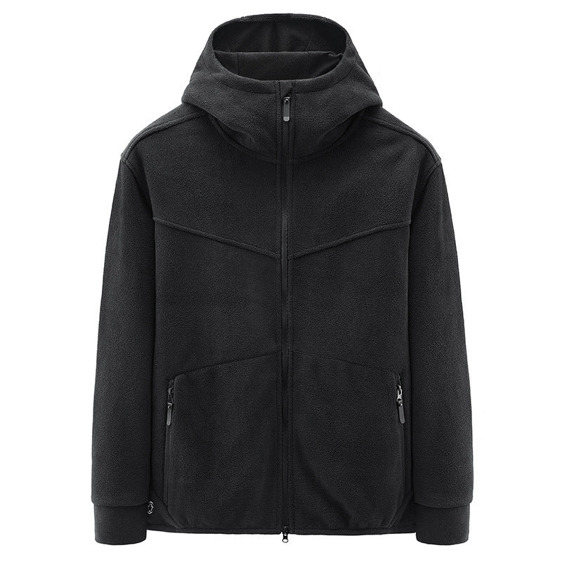 Herren Fleecejacke mit kuscheligem Innenfutter und praktischen Taschen Echoarchiv