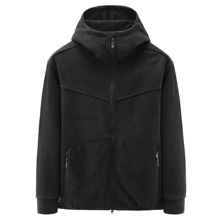 Herren Fleecejacke mit kuscheligem Innenfutter und praktischen Taschen Echoarchiv
