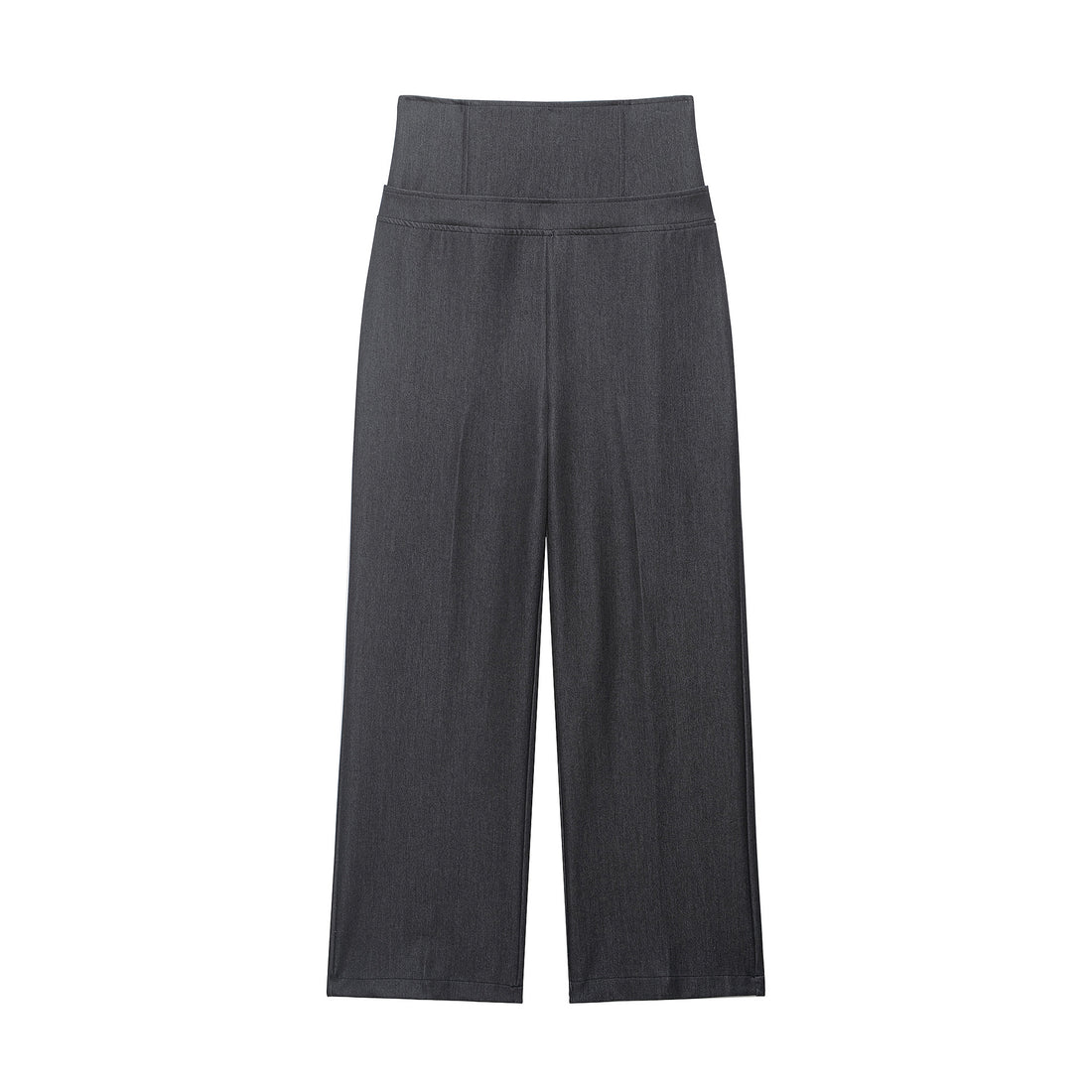 Damen Hochtaillierte Culotte-Hose mit breitem Komfortbund und weitem Bein Echoarchiv