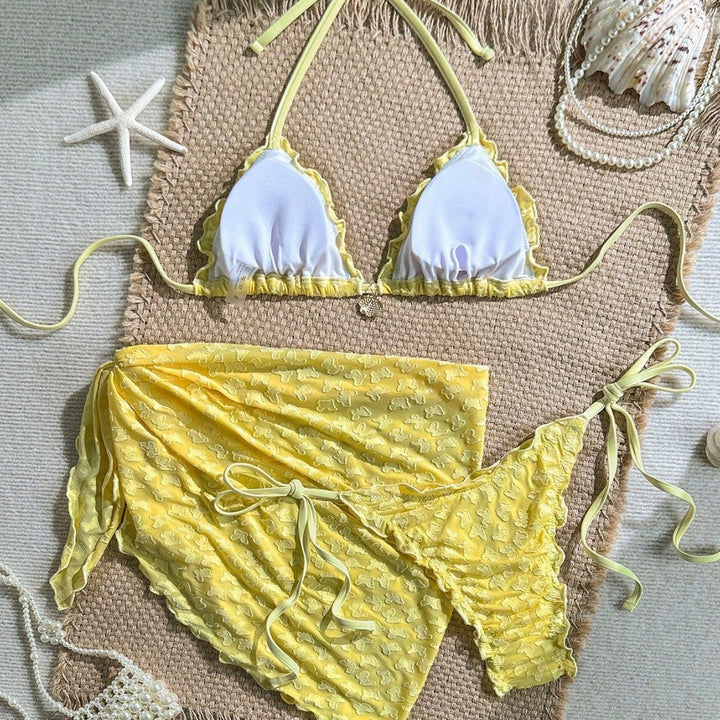 Damen Bikiniset mit Rüschen Echo Archiv