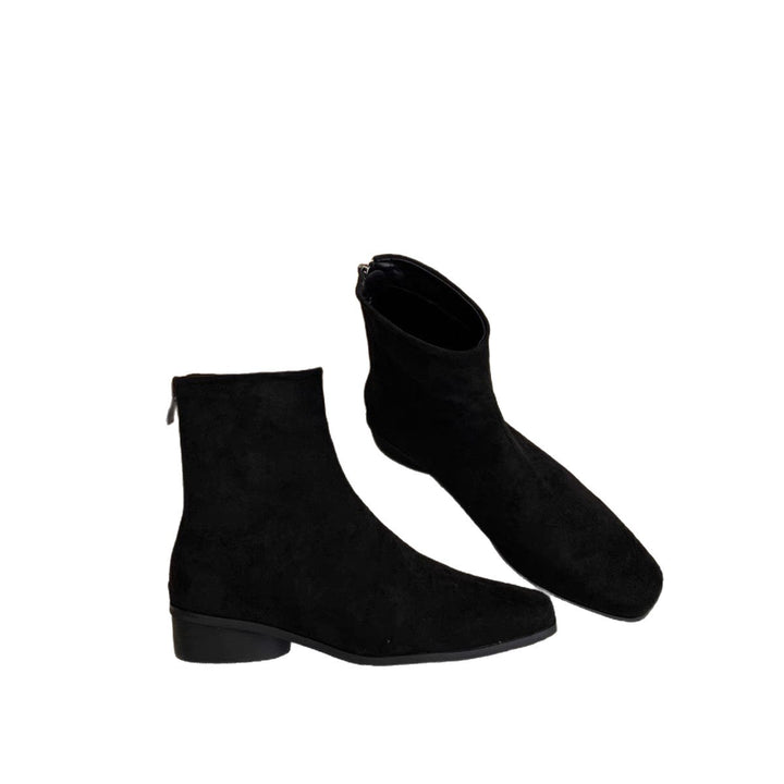Damen Modische Wildleder Stiefeletten Echo Archiv