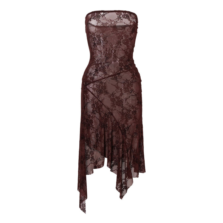 Damen Elegant geschnittenes Spitzenkleid Echo Archiv
