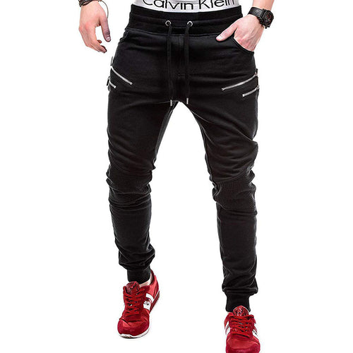 Herren Sportliche Jogginghose mit stylischen Reißverschlüssen Echoarchiv