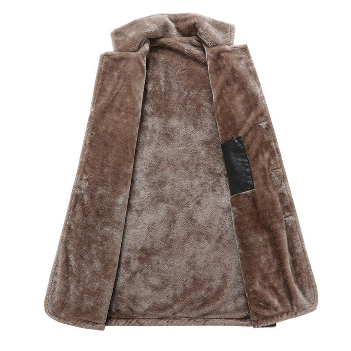 Herren Elegante Lederjacke mit Warmfutter Echo Archiv