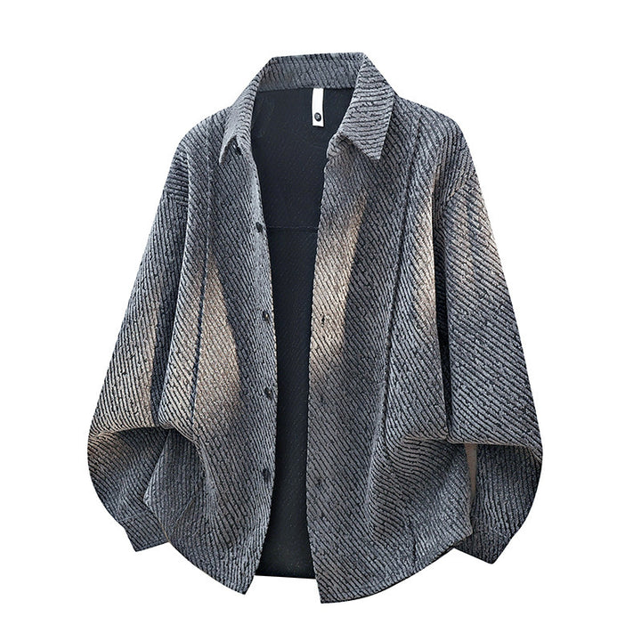 Damen Modische Oversized Hemdjacke Echo Archiv