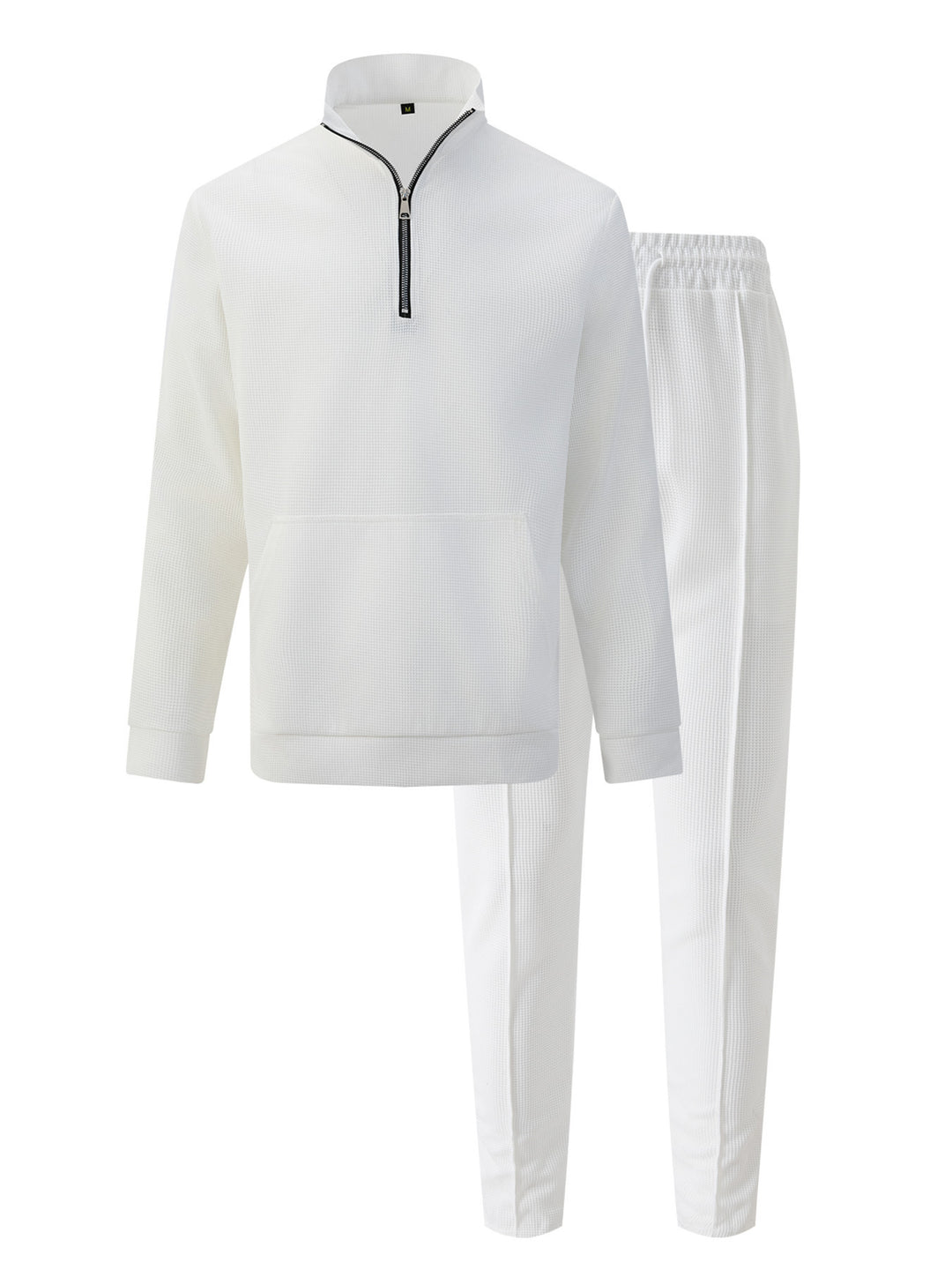 Herren Sportlicher Pullover mit Reißverschluss und bequemen Jogginghosen Echoarchiv