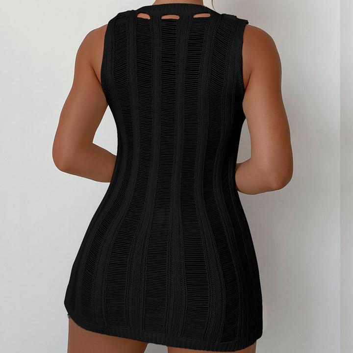 Damen Netzkleid im modernen Design mit dekorativem Strukturmuster Echo Archiv
