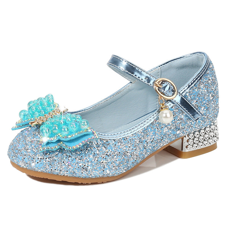 Mädchen Ballerina Schuhe mit Glitzer und schimmernden Applikationen Echo Archiv