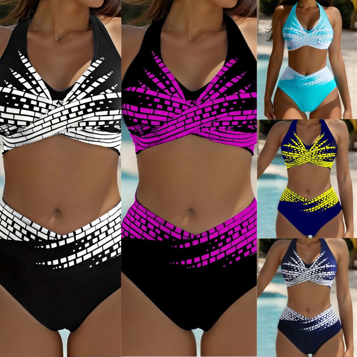 Damen Bikini-Set mit exquisitem Karomuster Echo Archiv