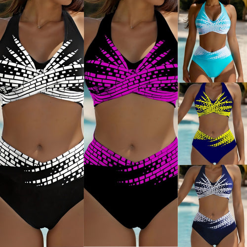 Damen Bikini-Set mit exquisitem Karomuster Echo Archiv