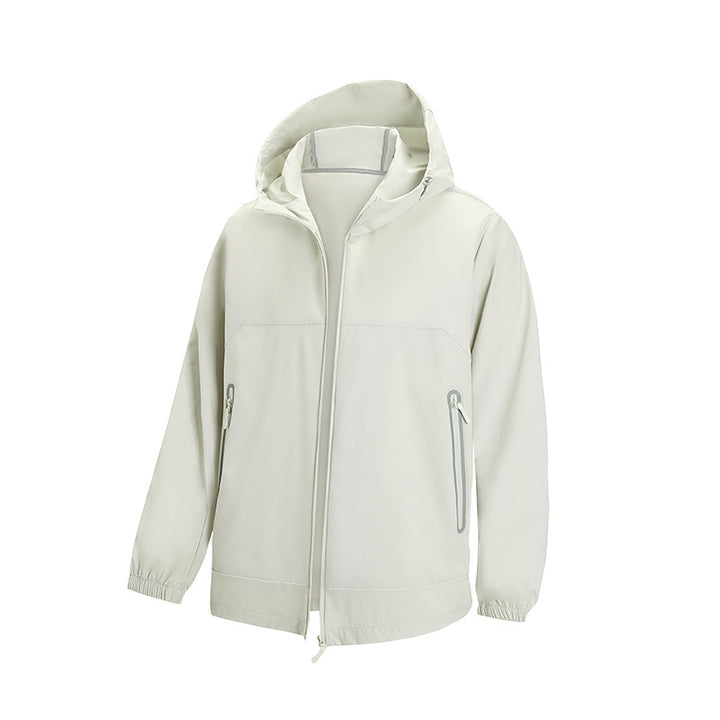 Herren Leichte technische Softshell-Windjacke mit Kapuze, wasserabweisender Membran und Reißverschlusstaschen Echo Archiv