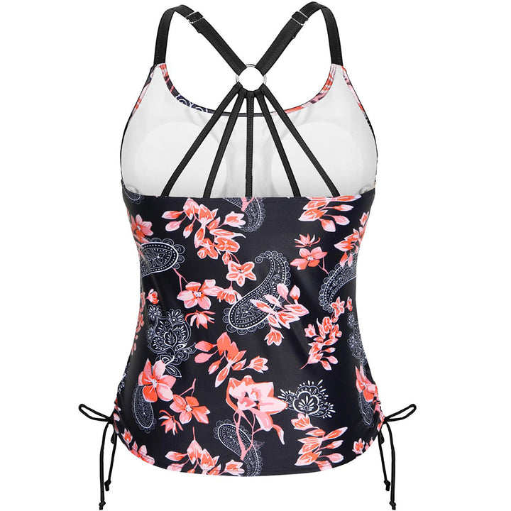 Damen Tankini mit floraler Musterung und verstellbaren Trägern Echo Archiv