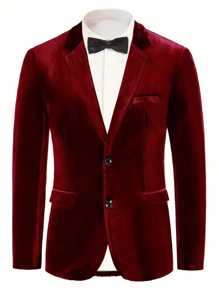 Herren edler Samt Blazer mit Finesse Echoarchiv